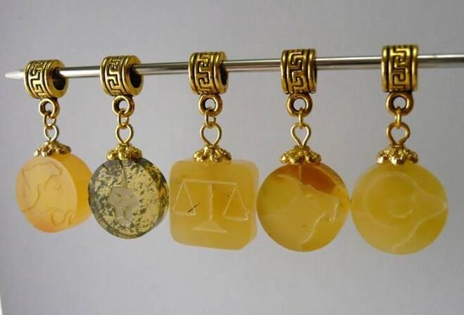 According to the sign of the zodiac, amber crafts will attract health and good luck