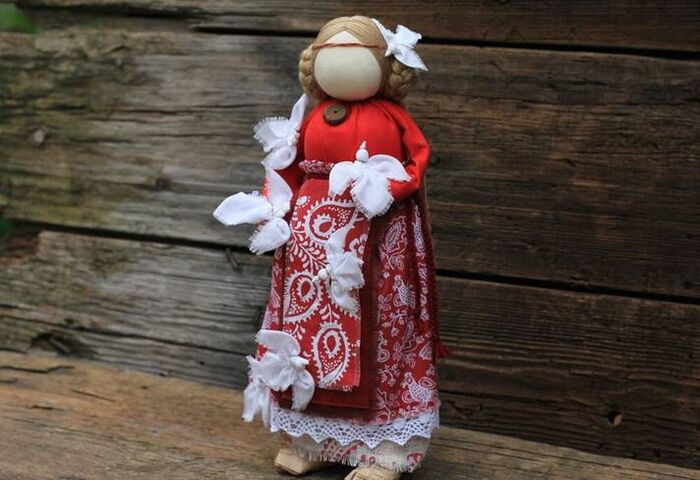Slavic doll Bird-joy, attracts prosperity to the house