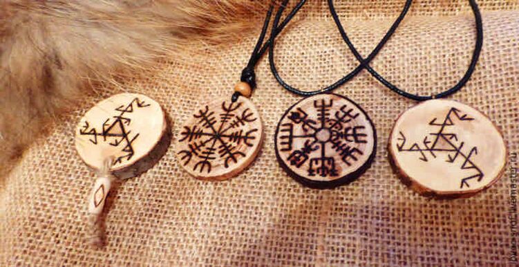 pendants with runes as good luck charms